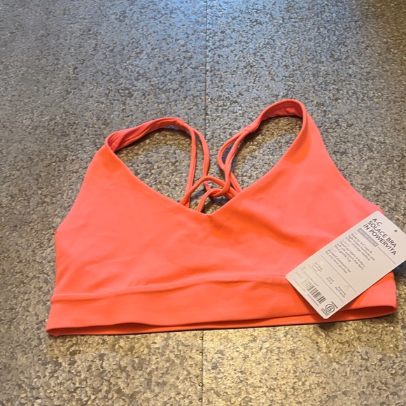 Athleta Other - NWT Athleta Women’s Size A-C Peach Solace Sports Bra MSRP $49
